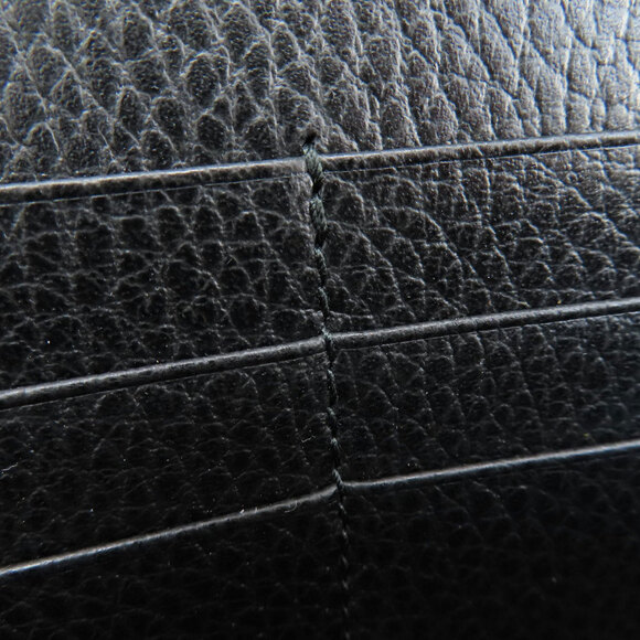 GUCCI Interlocking G Long Wallet Leather 509644 Black - Picture 8 of 11